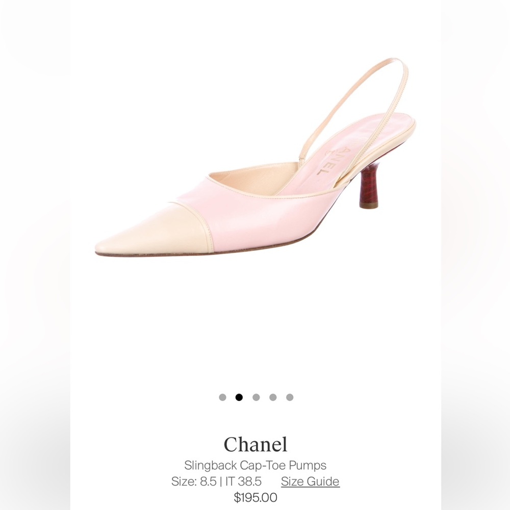 Chanel Pristine Condition Pink Heels